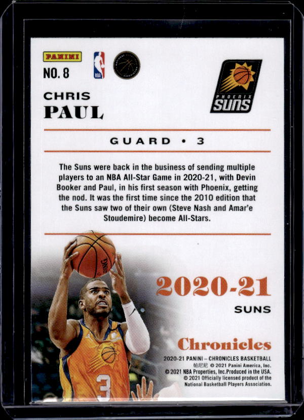 2020-21 Panini Chronicles #8 Chris Paul