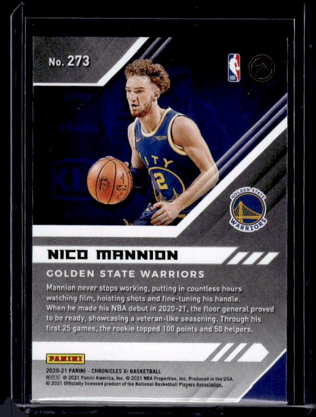 2020-21 Panini Chronicles #273 Nico Mannion