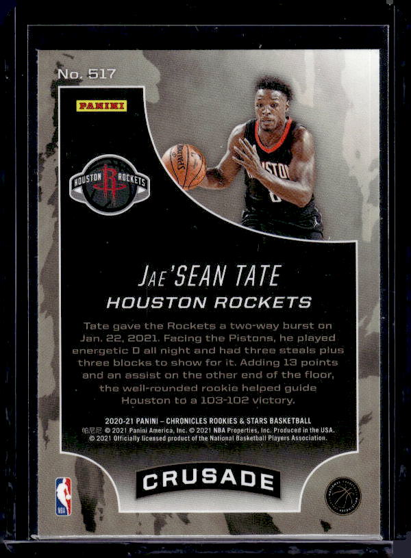 2020-21 Panini Chronicles #517 Jae'Sean Tate