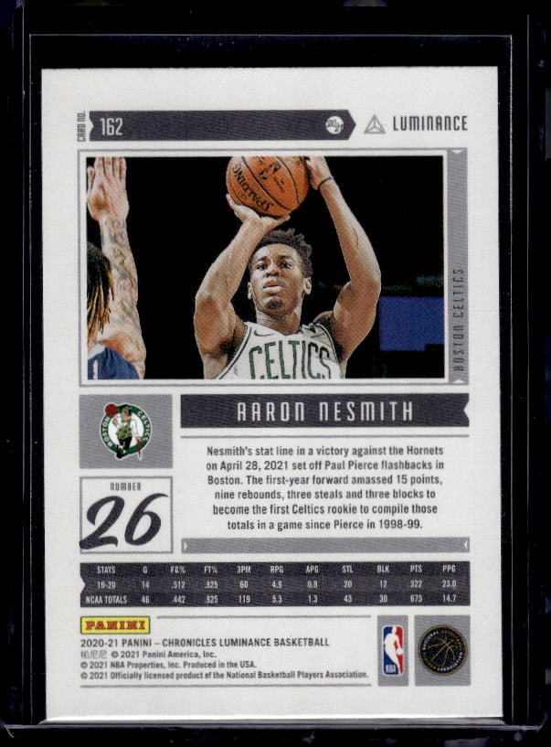 2020-21 Panini Chronicles #162 Aaron Nesmith