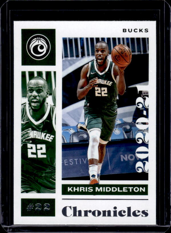 2020-21 Panini Chronicles #28 Khris Middleton Pink
