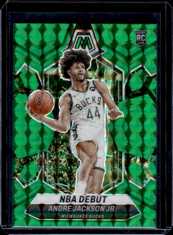 2023-24 Panini Mosaic #259 Andre Jackson Jr. Green