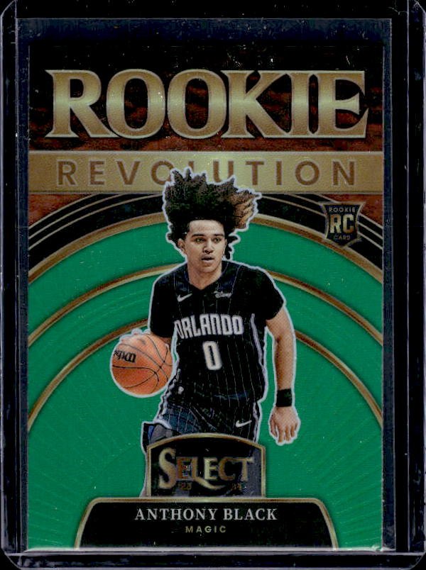 2023-24 Panini Select #28 Anthony Black Rookie Revolution Green Prizms