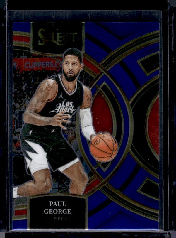 2023-24 Panini Select #187 Paul George Blue (Retail Base)
