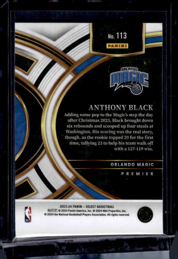 2023-24 Panini Select #113 Anthony Black
