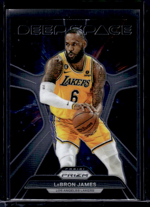 2023-24 Panini Prizm #7 LeBron James Deep Space