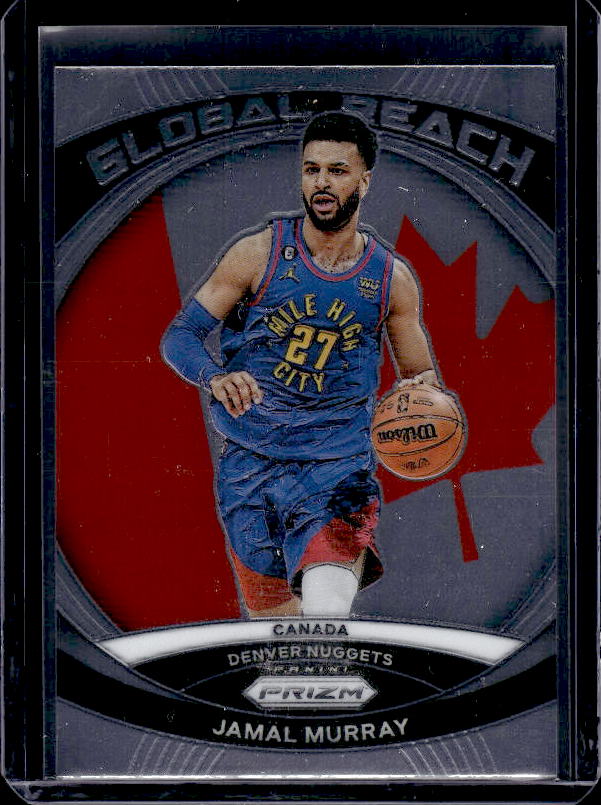 2023-24 Panini Prizm #9 Jamal Murray Global Reach