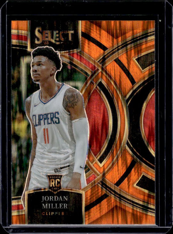 2023-24 Panini Select #116 Jordan Miller Orange Flash Prizms
