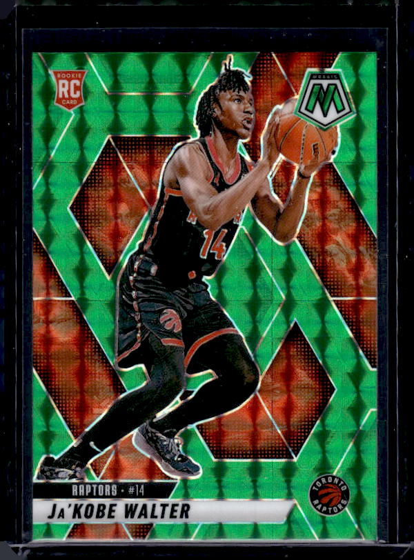 2024-25 Panini Mosaic #234 Ja’Kobe Walter Green Ice Mosaic