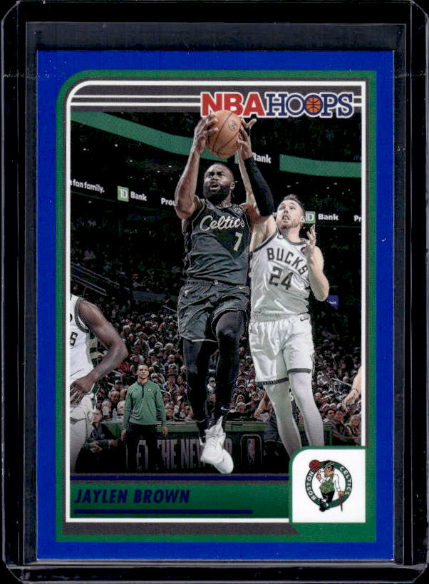 2023-24 Hoops #60 Jaylen Brown Blue