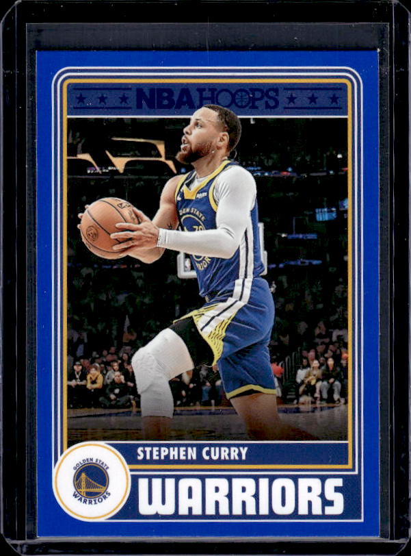 2023-24 Hoops #292 Stephen Curry Hyper Blue