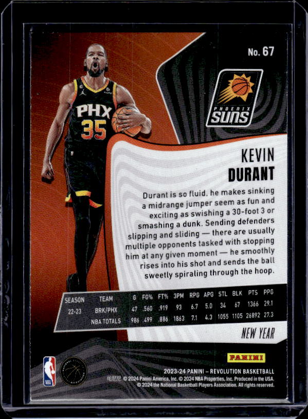 2023-24 Panini Revolution #67 Kevin Durant Chinese New Year