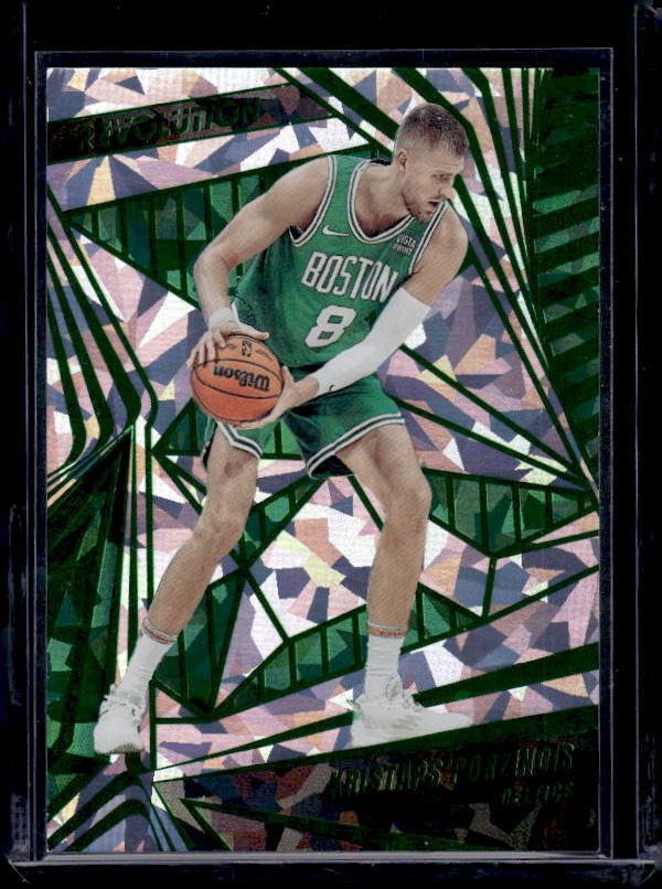 2023-24 Panini Revolution #16 Kristaps Porzingis Chinese New Year Emerald #/88