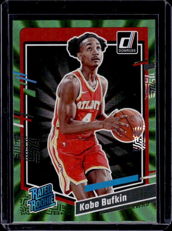 2023-24 Donruss #204 Kobe Bufkin Green Laser Holo