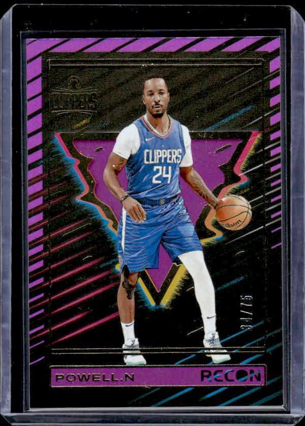 2023-24 Panini Recon #45 Norman Powell Holo Purple #/75