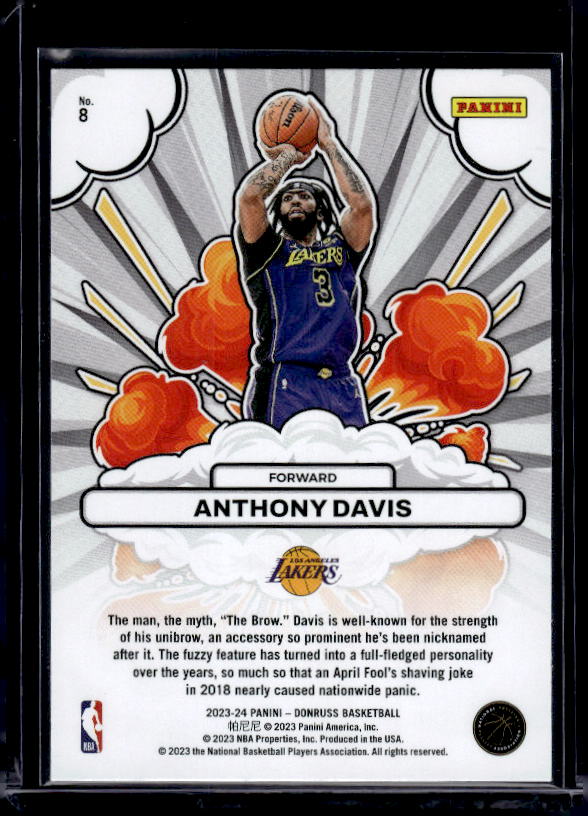 2023-24 Donruss #8 Anthony Davis Bomb Squad