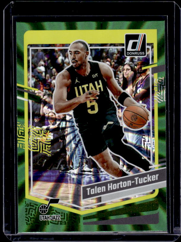 2023-24 Donruss #49 Talen Horton-Tucker Green Laser Holo