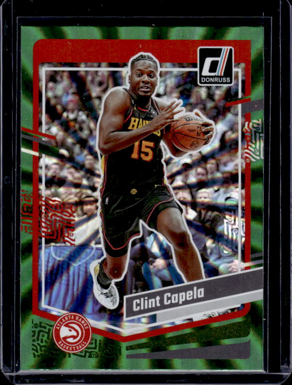 2023-24 Donruss #91 Clint Capela Green Laser Holo