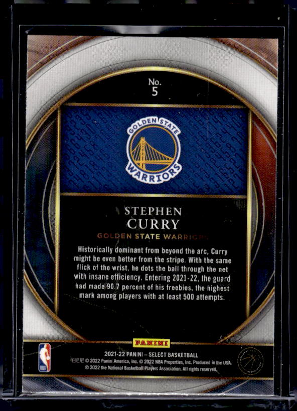 2021-22 Panini Select #5 Stephen Curry
