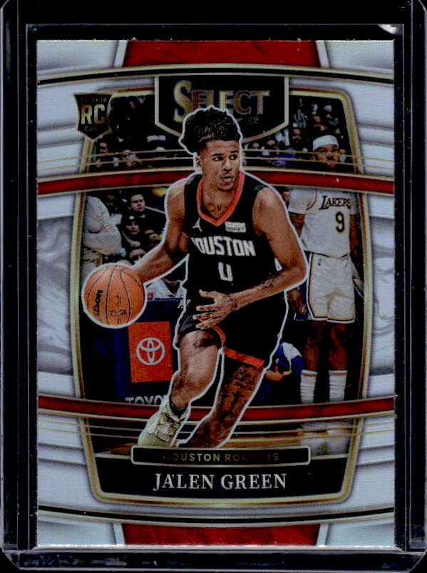 2021-22 Panini Select #7 Jalen Green Silver Prizms