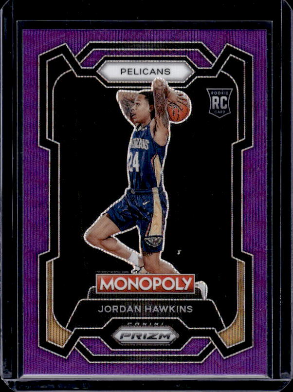 2023-24 Panini Prizm Monopoly #56 Jordan Hawkins Purple
