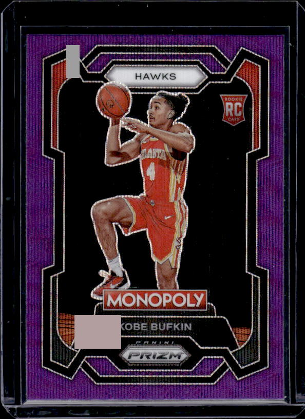 2023-24 Panini Prizm Monopoly #6 Kobe Bufkin Purple