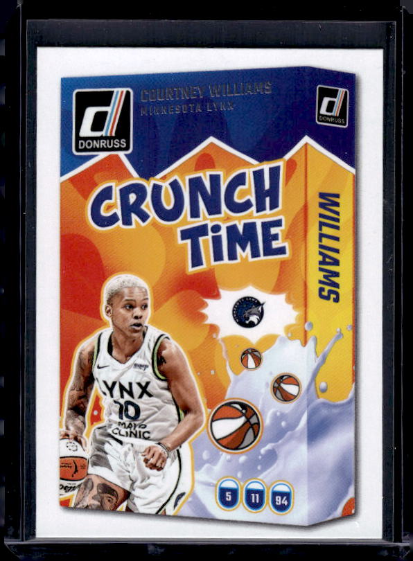 2025 Donruss WNBA #16 Courtney Williams Crunch Time