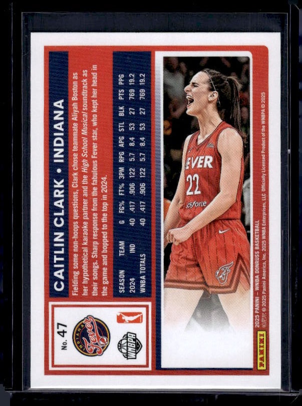 2025 Donruss WNBA #47 Caitlin Clark