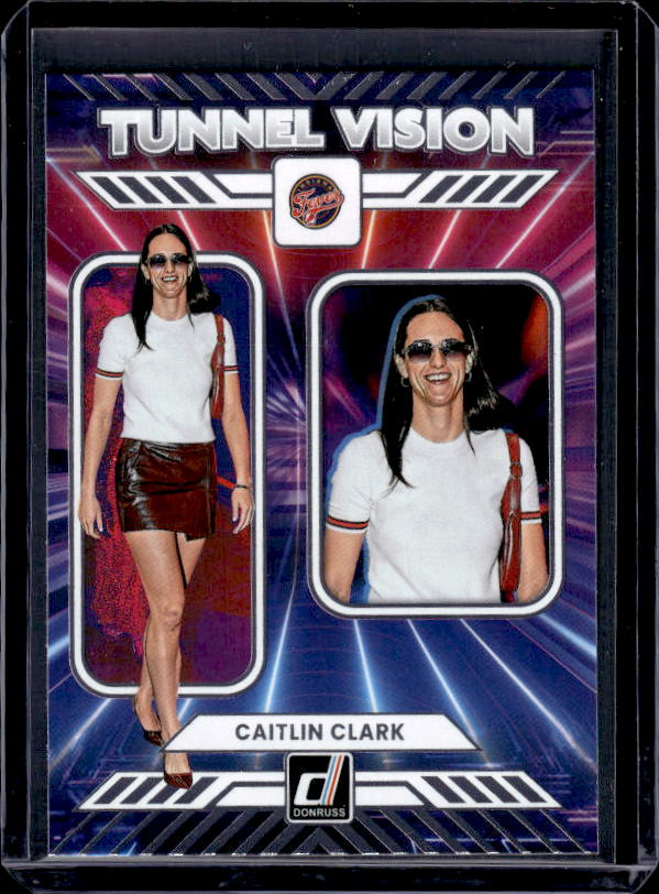2025 Donruss WNBA #1 Caitlin Clark Tunnel Vision