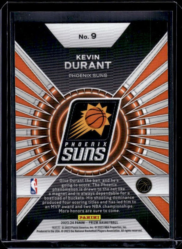 2023-24 Panini Prizm #9 Kevin Durant Dominance