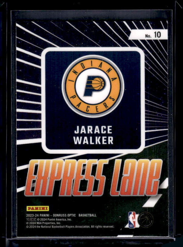 2023-24 Donruss Optic #10 Jarace Walker Express Lane