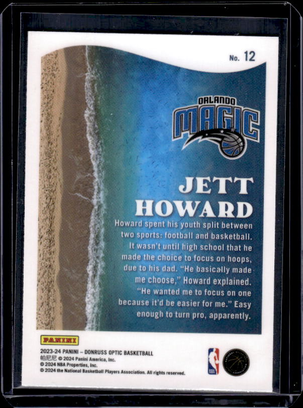 2023-24 Donruss Optic #12 Jett Howard Splash
