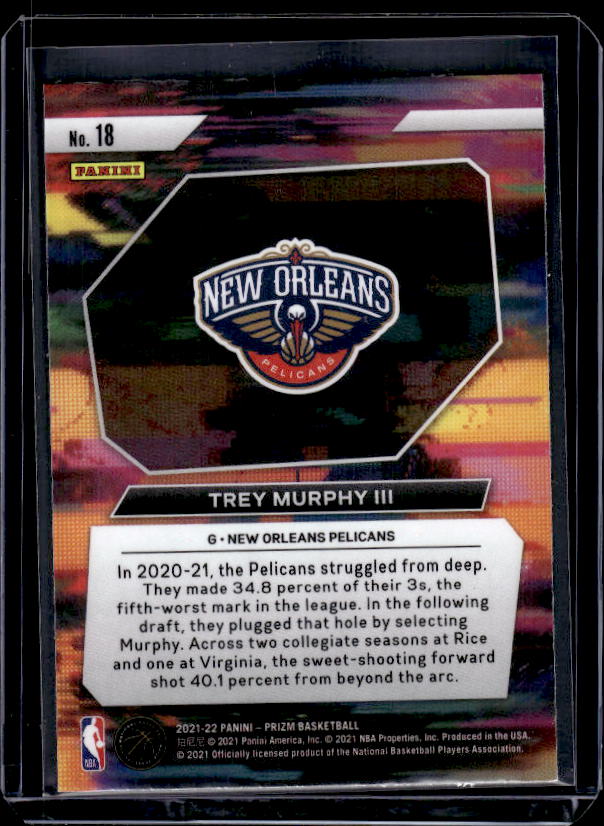 2021-22 Panini Prizm #18 Trey Murphy III