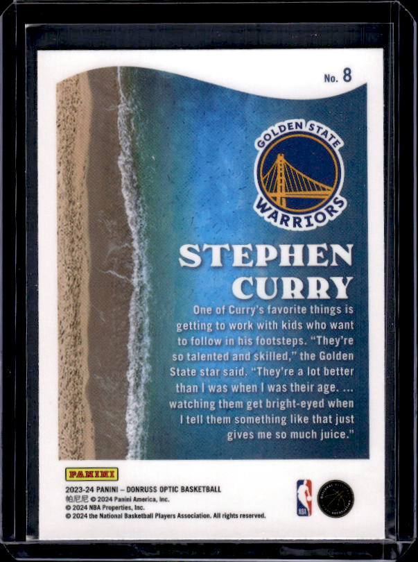 2023-24 Donruss Optic #8 Stephen Curry Splash