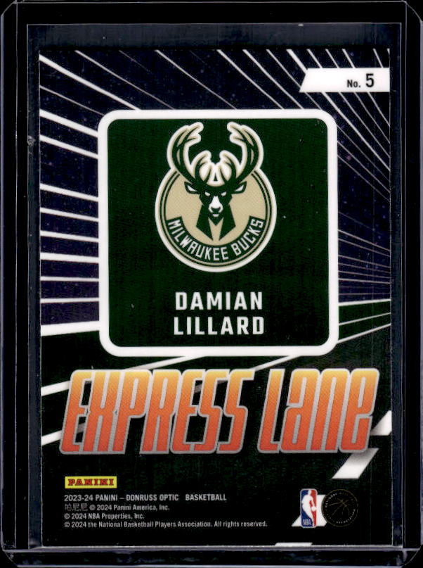 2023-24 Donruss Optic #5 Damian Lillard