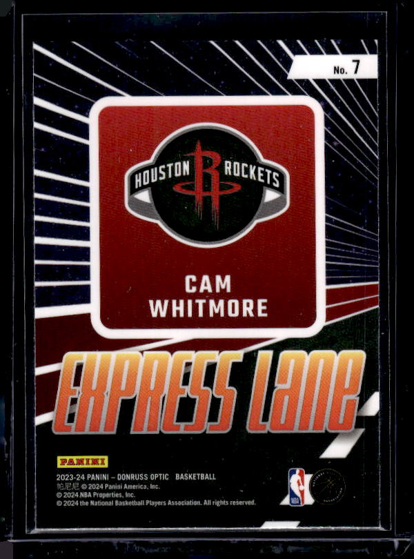 2023-24 Donruss Optic #7 Cam Whitmore Express Lane