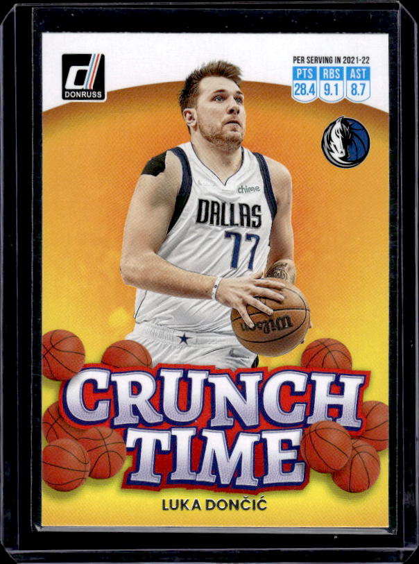 2022-23 Donruss #1 Luka Doncic Crunch Time