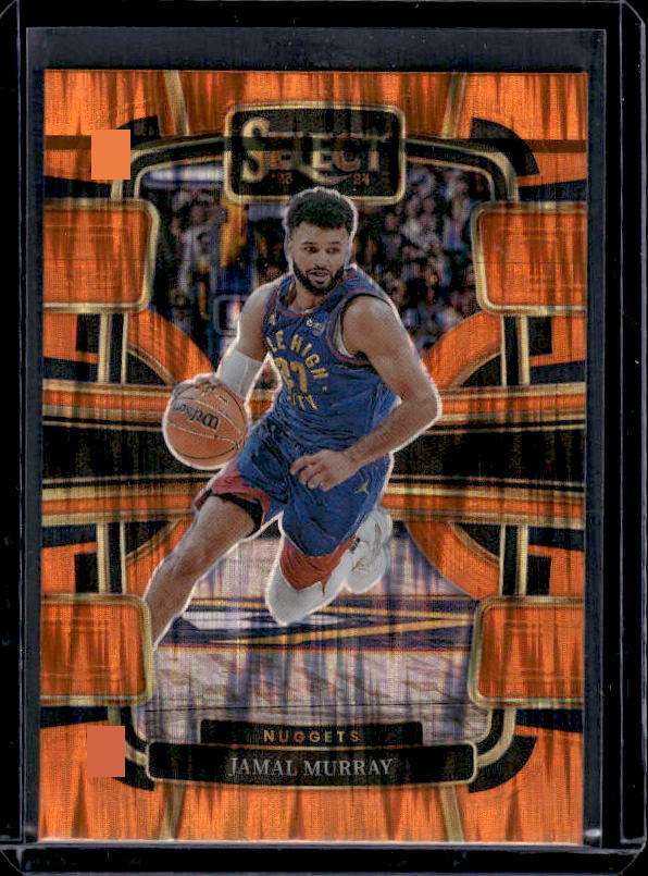 2023-24 Panini Select #35 Jamal Murray Orange Flash Prizms