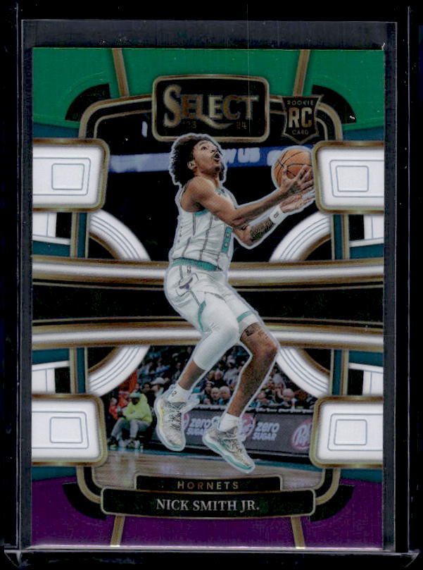 2023-24 Panini Select #89 Nick Smith Jr. Green White Purple Prizms