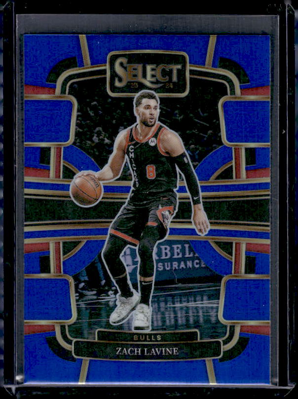 2023-24 Panini Select #16 Zach LaVine Blue Prizms
