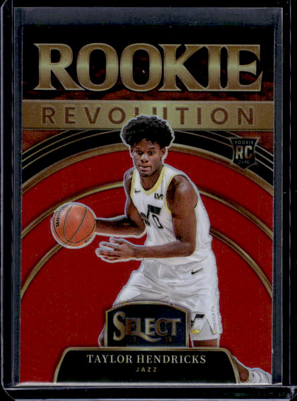 2023-24 Panini Select #11 Taylor Hendricks Rookie Revolution Red Prizms
