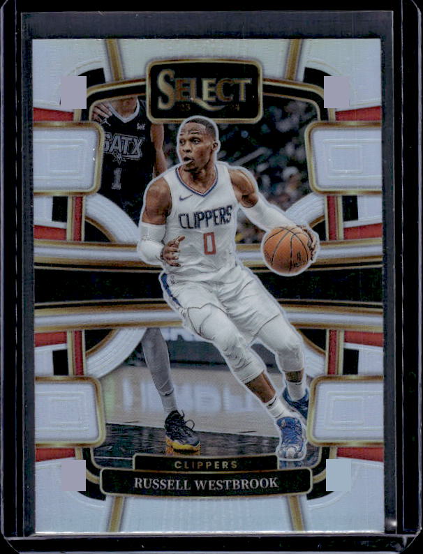 2023-24 Panini Select #55 Russell Westbrook Silver Prizms