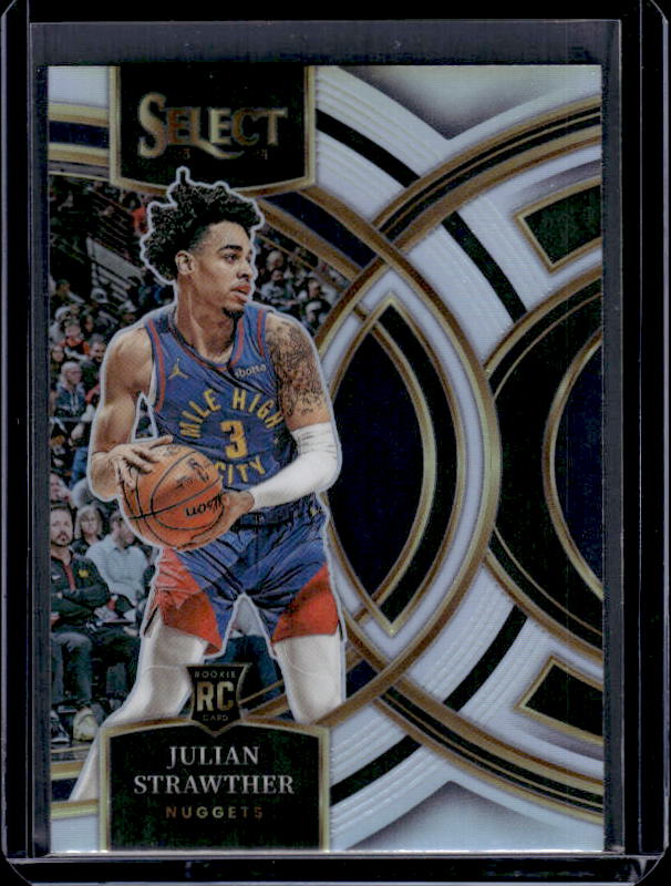 2023-24 Panini Select #101 Julian Strawther Silver Prizms