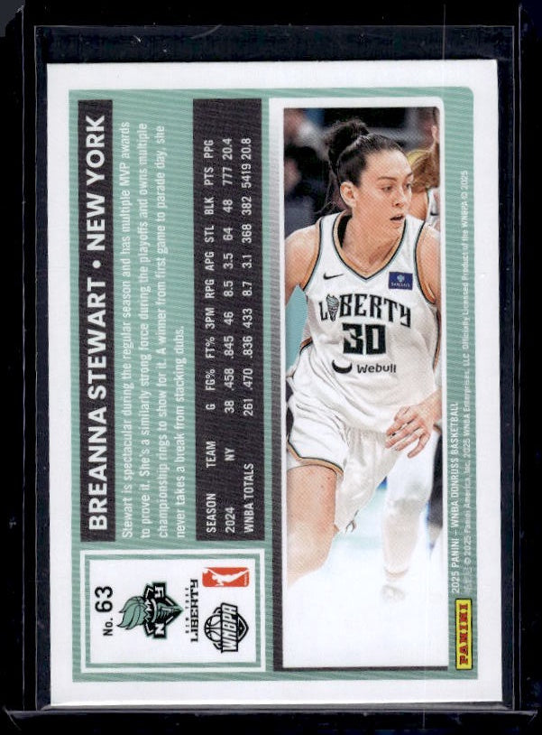 2025 Donruss WNBA #63 Breanna Stewart Lava