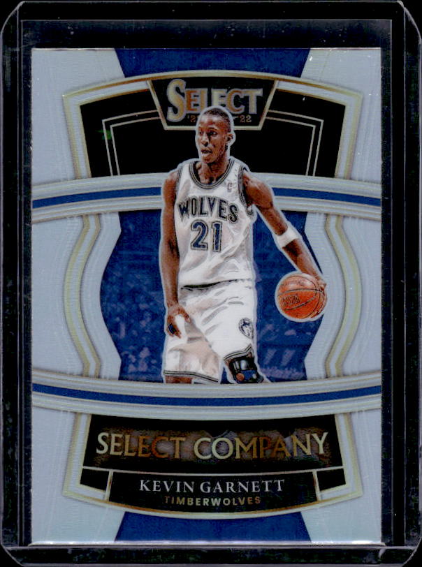 2021-22 Panini Select #12 Kevin Garnett Select Company Silver Prizms