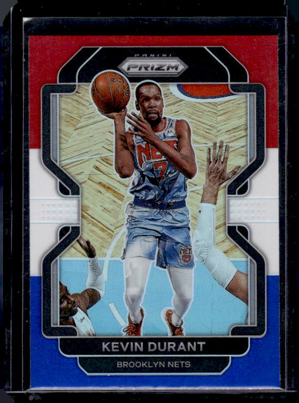 2021-22 Panini Prizm #120 Kevin Durant Red White and Blue