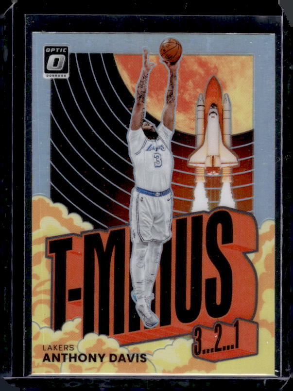 2021-22 Donruss Optic #4 Anthony Davis T-Minus 3...2...1 Holo