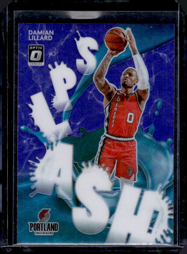 2020-21 Donruss Optic #5 Damian Lillard Splash! Purple