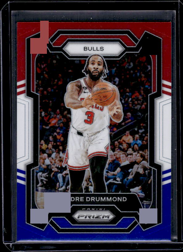 2023-24 Panini Prizm #256 Andre Drummond Prizms Red White and Blue