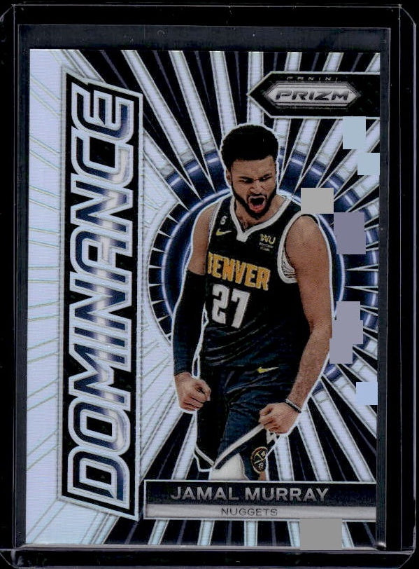 2023-24 Panini Prizm #24 Jamal Murray Dominance Prizms Silver